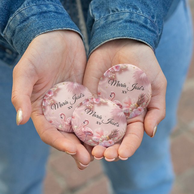 Décapsuleur Tropical Flamingo Quinceañera, custom (Créateur téléchargé)