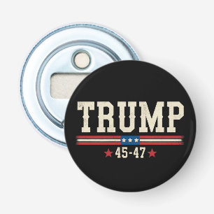 Décapsuleur Trump 45 47 Drapeau Américain USA Rétro Vintage
