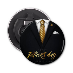 Décapsuleur  Tu es la meilleure Fête des pères d'or noir de to