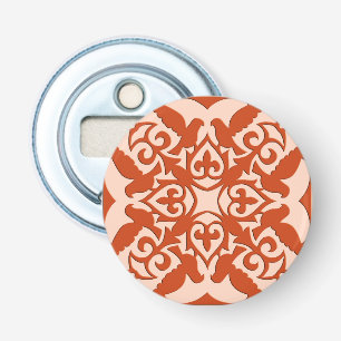 Décapsuleur Tuiles marocaines - corail orange et pêche
