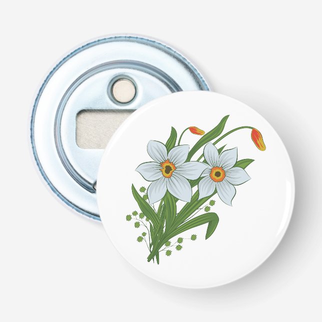 Décapsuleur Tulipes et fleurs de jonquilles (Devant)