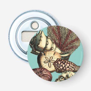 Décapsuleur Turquoise Shell et collection de corail rouge