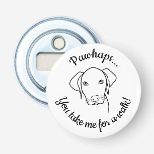 Décapsuleur Un chien mignon de Weimaraner à la recherche d'une