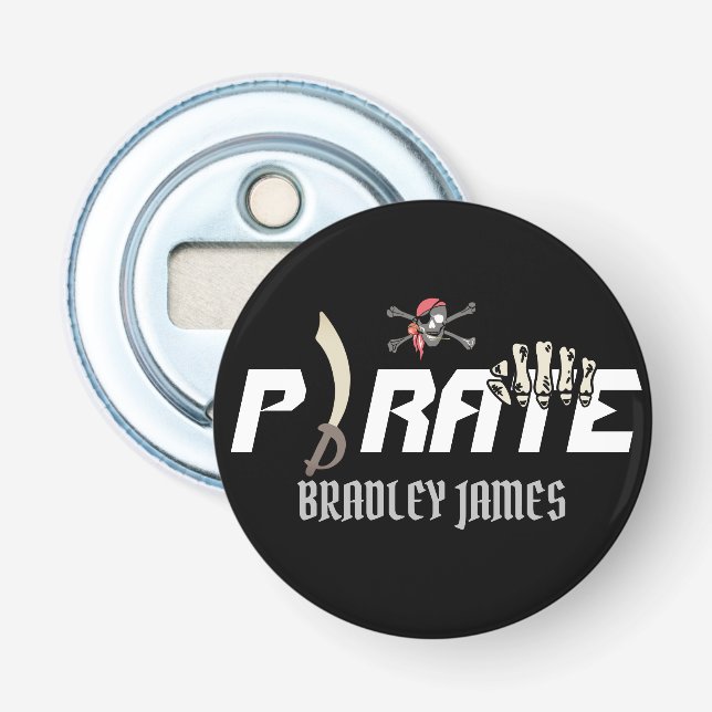 Décapsuleur Un pirate | International Talk Like a Pirate day (Devant)