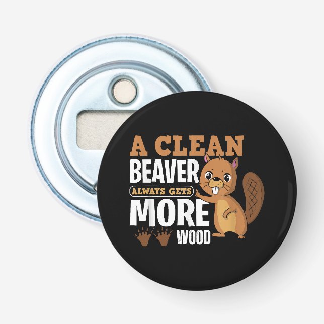 Décapsuleur Une belette propre obtient toujours plus de bois c (Devant)