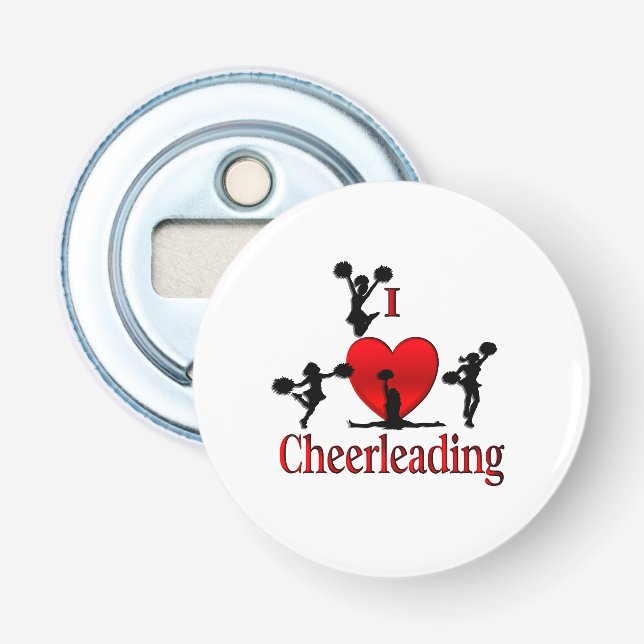 Décapsuleur Unique Cheerleading I Heart (Devant)