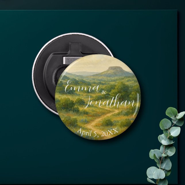 Décapsuleur Unique Wedding Favors for Guests, Hill Country (Créateur téléchargé)