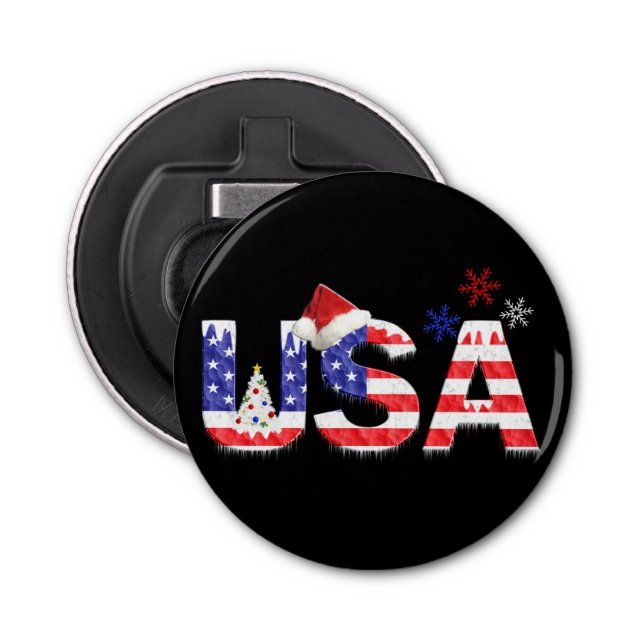 Décapsuleur USA pour Noël (Devant)