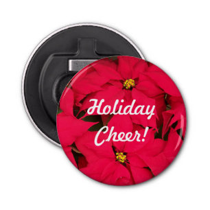 Décapsuleur Vacances Cheer Poinsettias