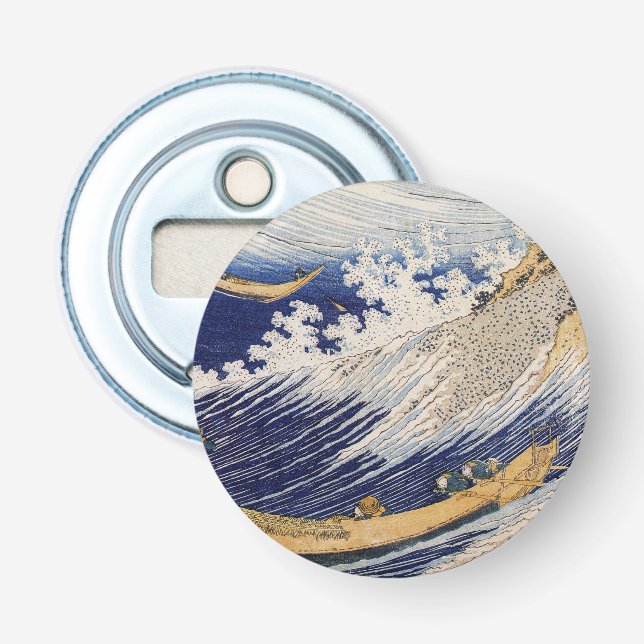 Décapsuleur Vagues océaniques Hokusai Bateaux en mer (Devant)