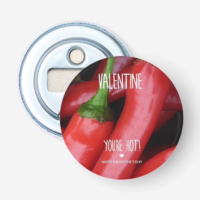 Décapsuleur Valentine, tu es canon ! (Devant)