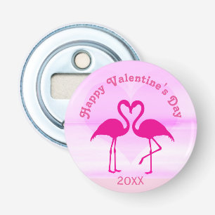 Décapsuleur Valentines tropicales Flamant rose de jour rose an