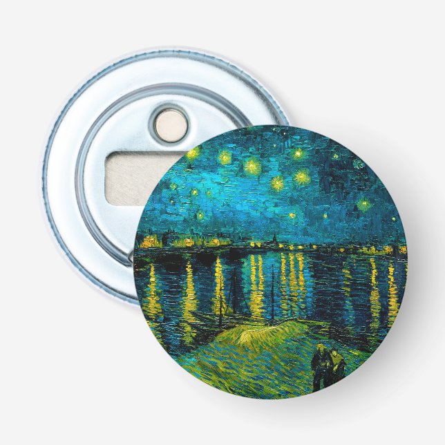 Décapsuleur Van Gogh Nuit étoilée sur le Rhône (Devant)