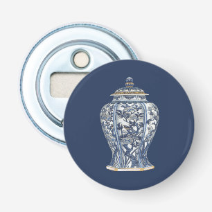 Décapsuleur Vase bleu et blanc à porcelaine par le studio de