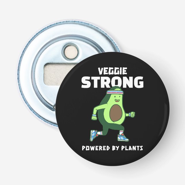 Décapsuleur Veggie Strong, Alimenté par les plantes (Devant)