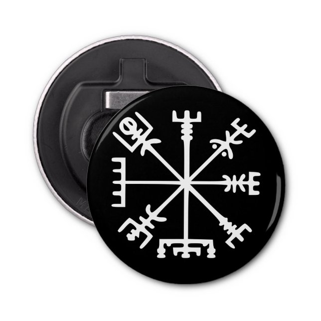 Décapsuleur Vegvísir (boussole de Viking) (Devant)