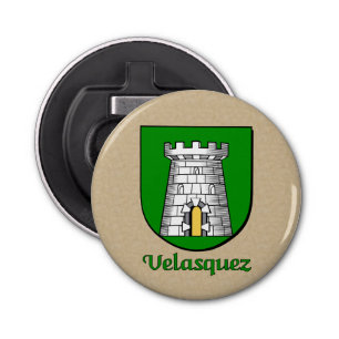 Décapsuleur Velasquez Armoiries héraldiques sur le parchemin S