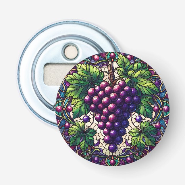 Décapsuleur Verre de raisins (Devant)