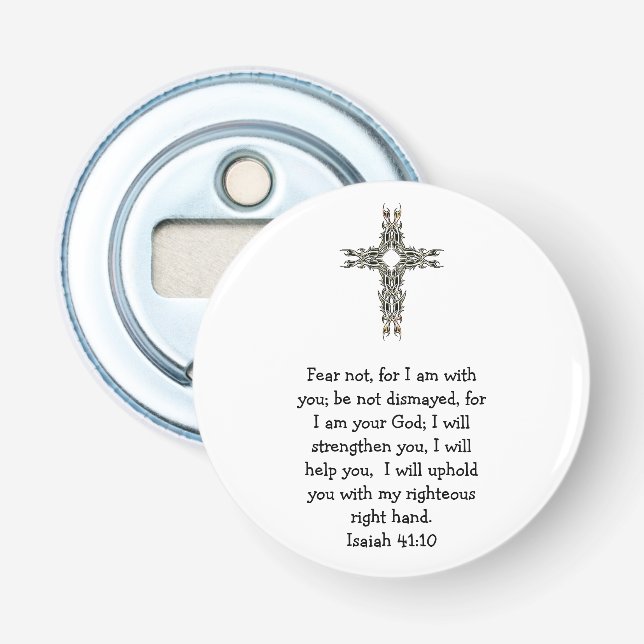 Décapsuleur Versets de la Bible Citation Inspirationnelle Isaï (Devant)