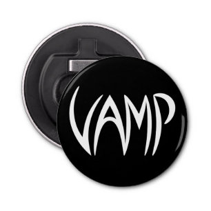 Décapsuleur Version texte Vamp (noir/blanc)