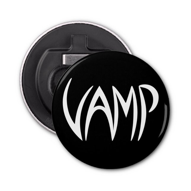 Décapsuleur Version texte Vamp (noir/blanc) (Devant)
