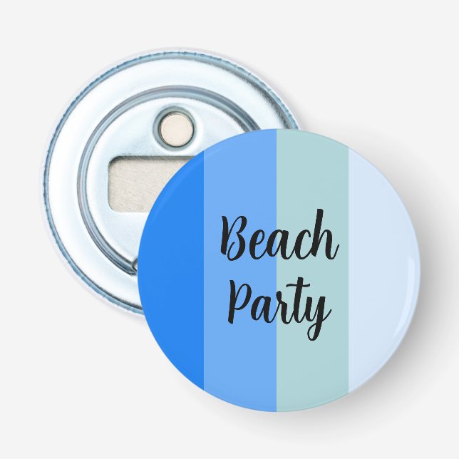 Décapsuleur Vibes De Plage, Bleues (Devant)
