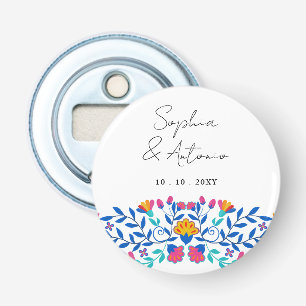 Décapsuleur Vibrant mexicain Floral Fiesta Mariage