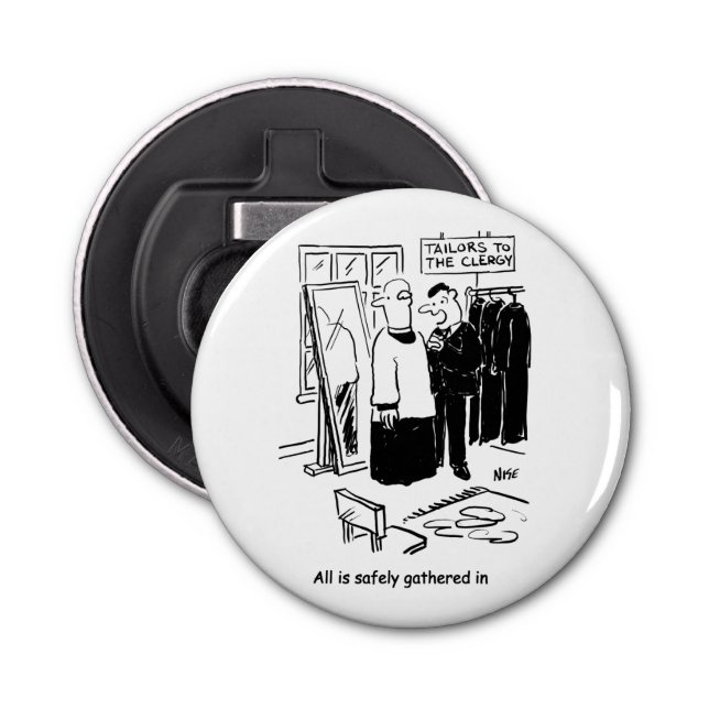 Décapsuleur Vicar a une caricature de l'église cassock Fitting (Devant)