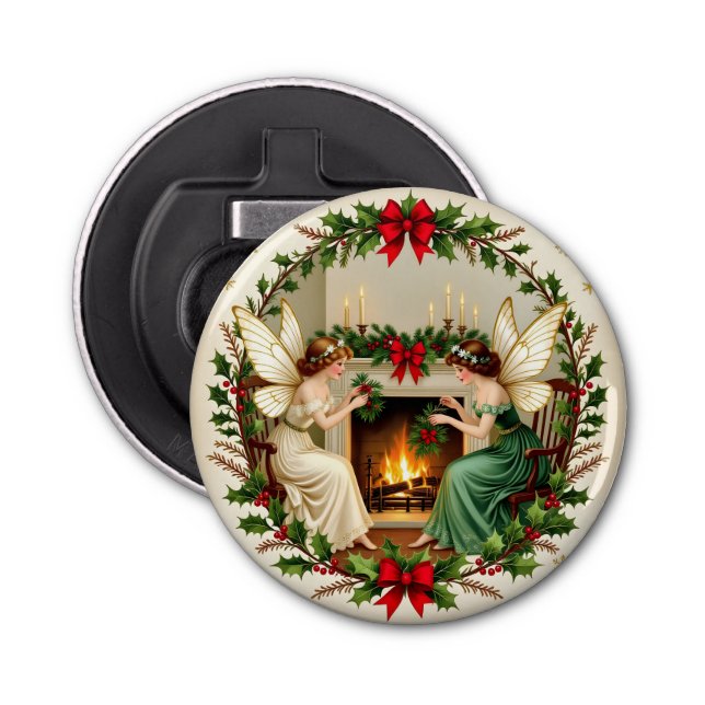 Décapsuleur Victorian Fairies Christmas Spirirt (Devant)