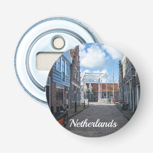 Décapsuleur Village néerlandais avec pont traditionnel en bois