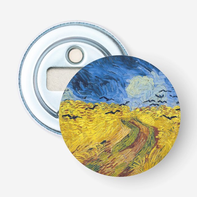 Décapsuleur Vincent van Gogh - Champ de blé aux corbeaux (Devant)