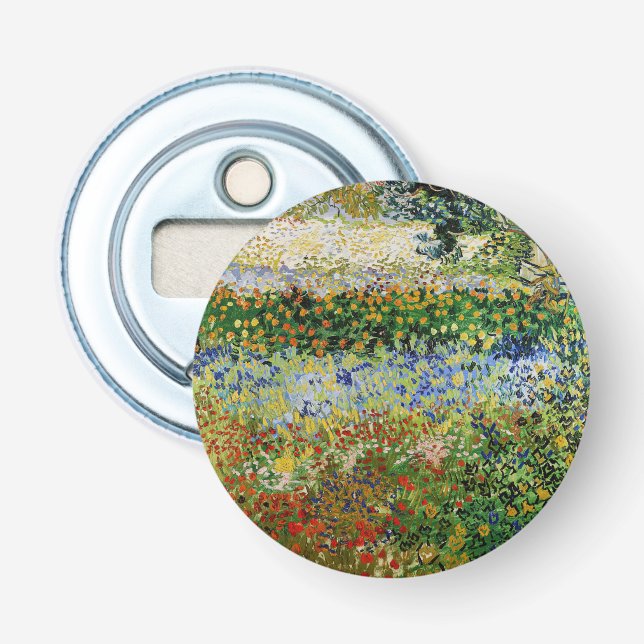 Décapsuleur Vincent van Gogh - Jardin en fleurs (Devant)