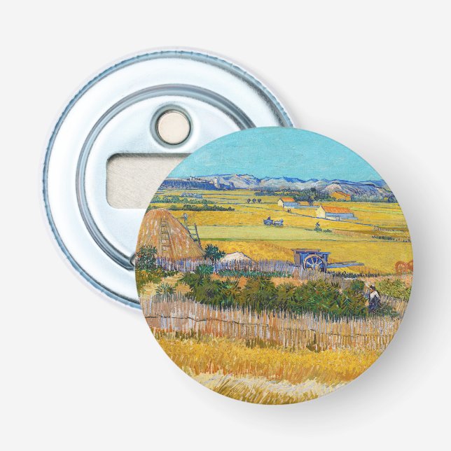 Décapsuleur Vincent van Gogh - Moisson à La Crau (Devant)
