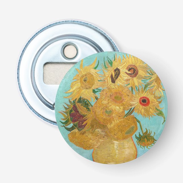 Décapsuleur Vincent Van Gogh - Vase avec douze tournesols (Devant)