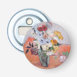 Décapsuleur Vincent van Gogh - Vase avec Roses & Anémones