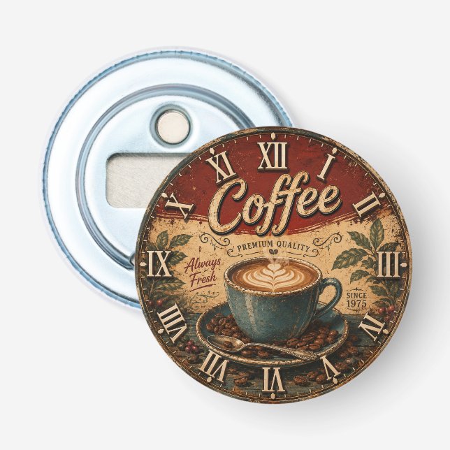Décapsuleur Vintage Coffee  (Devant)