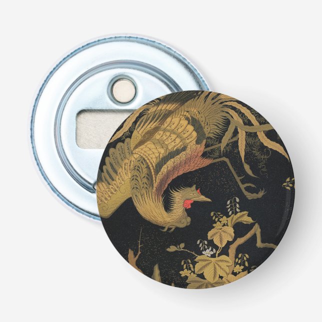 Décapsuleur Vintage Phoenix Gold Black Bird japonais (Devant)