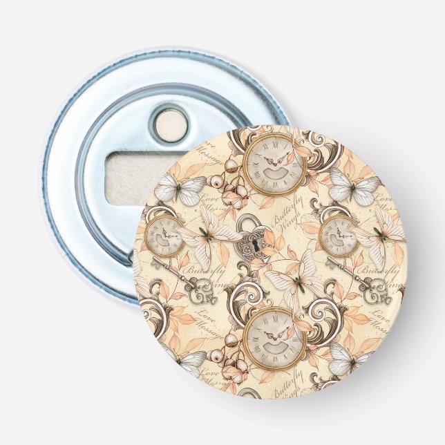 Décapsuleur Vintage Victorian Shabby Chic Country Motif (Devant)