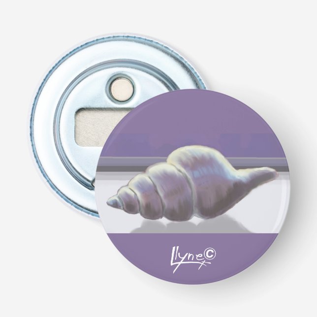 Décapsuleur violettes dans un bocal de lune (Devant)