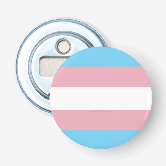 Décapsuleur Visibilité du drapeau de fierté transgenre de Slip (Devant)