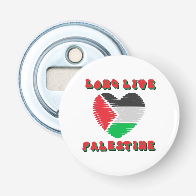 Décapsuleur Vive la Palestine (Devant)