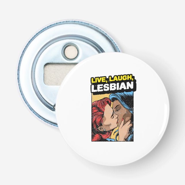 Décapsuleur Vivez Riez Lesbienne (Devant)