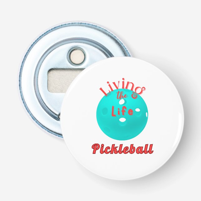 Décapsuleur Vivre La Vie Pickleball (Devant)