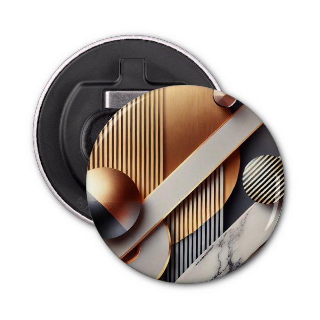 Décapsuleur Voiture d'or géométrique moderne Vent Air Freshene (Devant)