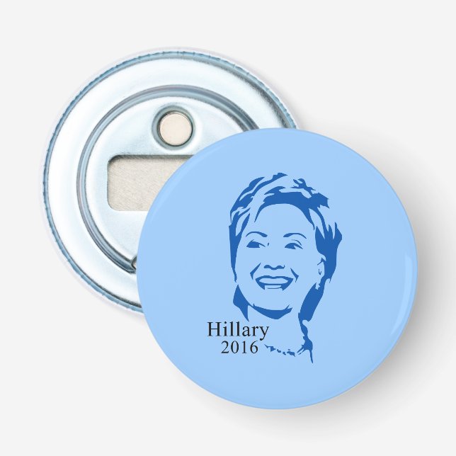 Décapsuleur Vote Hillary Clinton de Hillary 2016 pour le (Devant)
