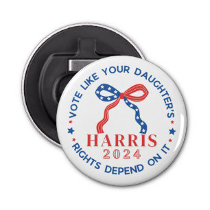 Décapsuleur Votez les droits de votre fille Harris 2024