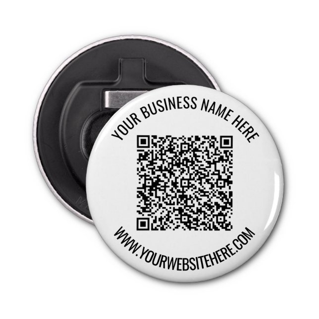 Décapsuleur Votre code QR - Modèle d'ouverture de bouteille de (Devant)