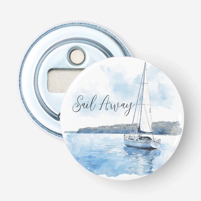 Décapsuleur Vue de l'océan Sail Away (Devant)