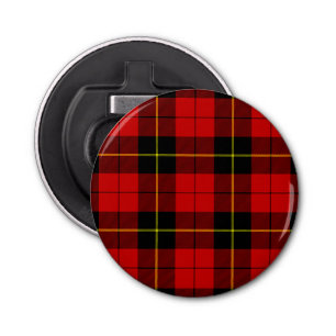 Décapsuleur Wallace tartan rouge noir plaid