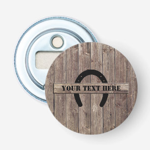 Décapsuleur Western Cowboy Patiné Grange Wood Horseshoe